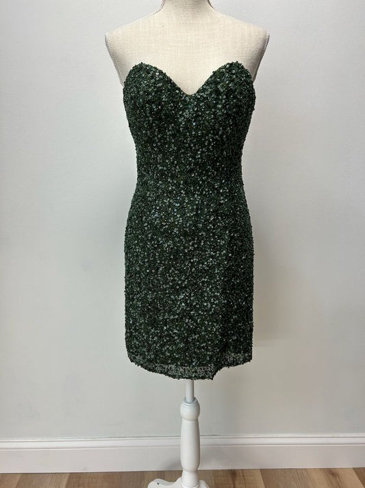 Olive Scala Beaded cocktail dress, 4